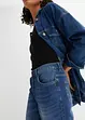 Stretch mom jeans met biologisch katoen, cropped, bonprix