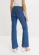 Stretch jeans mid waist, bootcut, bonprix