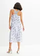 Gedessineerde midi jurk met kant, BODYFLIRT
