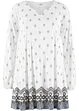 Extra wijde shirt tuniek, lange mouw, bonprix