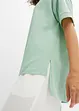Oversized T-shirt met splitten opzij, bonprix