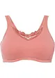 Bralette met borduursel en katoen, bpc bonprix collection