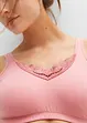 Bralette met borduursel en katoen, bpc bonprix collection