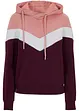 Hoodie met grote kraag, bonprix