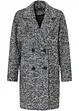 Lange peacoat met wol, cropped, bonprix