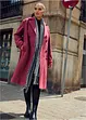 Winterse trenchcoat in wollen look, bonprix