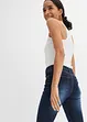 Slim fit jeans mid waist, cropped, bonprix