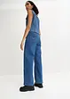 Wide leg paperbag jeans high waist, bonprix