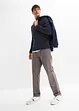 Regular fit twill broek van katoen, straight, bonprix