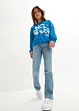 Meisjes longsleeve met biologisch katoen, bonprix