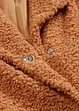 Lange jas van teddy fleece, bonprix