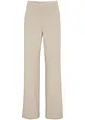 Stretch broek met pied-de-poule, wide leg, bonprix