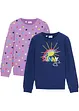 Sweater van puur biologisch katoen (set van 2), bonprix