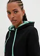 Hoodie met contrastdetails van biologisch katoen, bonprix