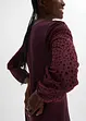 Jersey jurk met mesh inzet, BODYFLIRT