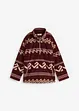 Fleece sweater met schipperskraag, bpc bonprix collection