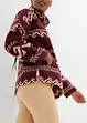 Fleece sweater met schipperskraag, bpc bonprix collection