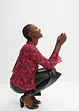 Mesh blouse met volants, RAINBOW