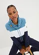 Sweater met gedessineerde kraag van biologisch katoen, bonprix