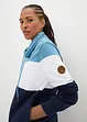 Sweater met gedessineerde kraag van biologisch katoen, bonprix