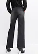 Wide leg jeans met mid waist, bonprix