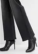 Wide leg jeans met mid waist, bonprix