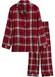 Geweven pyjama van flanel (2-dlg. set), bonprix