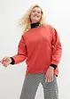 Oversized sweater met splitten van zachte badstof, bonprix