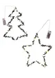 LED hangdecoratie kerstboom en ster (2-dlg. set), bonprix