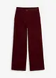 Corduroy broek in Marlene Dietrich stijl van biologisch katoen, bonprix