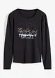 Longsleeve met kerstmotieven, BODYFLIRT