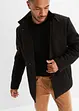 Outdoor jas in wollen look met windvanger, bonprix