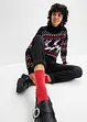 Thermojeans met rechte pijpen en comfortband, bpc bonprix collection