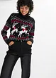 Thermojeans met rechte pijpen en comfortband, bpc bonprix collection