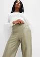 Imitatieleren broek met wijde pijpen, RAINBOW