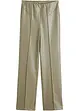 Imitatieleren broek met wijde pijpen, RAINBOW