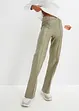Imitatieleren broek met wijde pijpen, RAINBOW