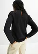 Geribde longsleeve met kant, RAINBOW