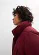 Lange gewatteerde oversized jas met elastische riem, bpc bonprix collection