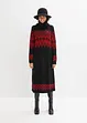 Gebreide midi jurk met Noors patroon, bonprix