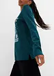 Katoenen longsleeve met kerstmotief, bonprix