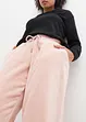 Fleece joggingbroek met comfortabele band, bonprix