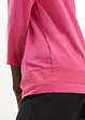 Sportshirt met mesh en 3/4 mouwen, sneldrogend, bonprix