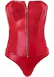 Bustier en string van imitatieleer (2-dlg. set), VENUS