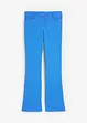 Bengaline stretch broek met verstelbare band, flared, bonprix