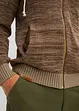 Gemêleerd vest met capuchon en katoen, bonprix