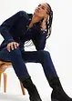 Stretch thermo jeans jumpsuit met zachte voering, John Baner JEANSWEAR