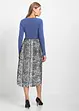 Midi jurk met mesh, BODYFLIRT boutique