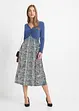 Midi jurk met mesh, BODYFLIRT boutique