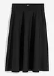 Midi rok van viscoseblend, knielengte, bonprix